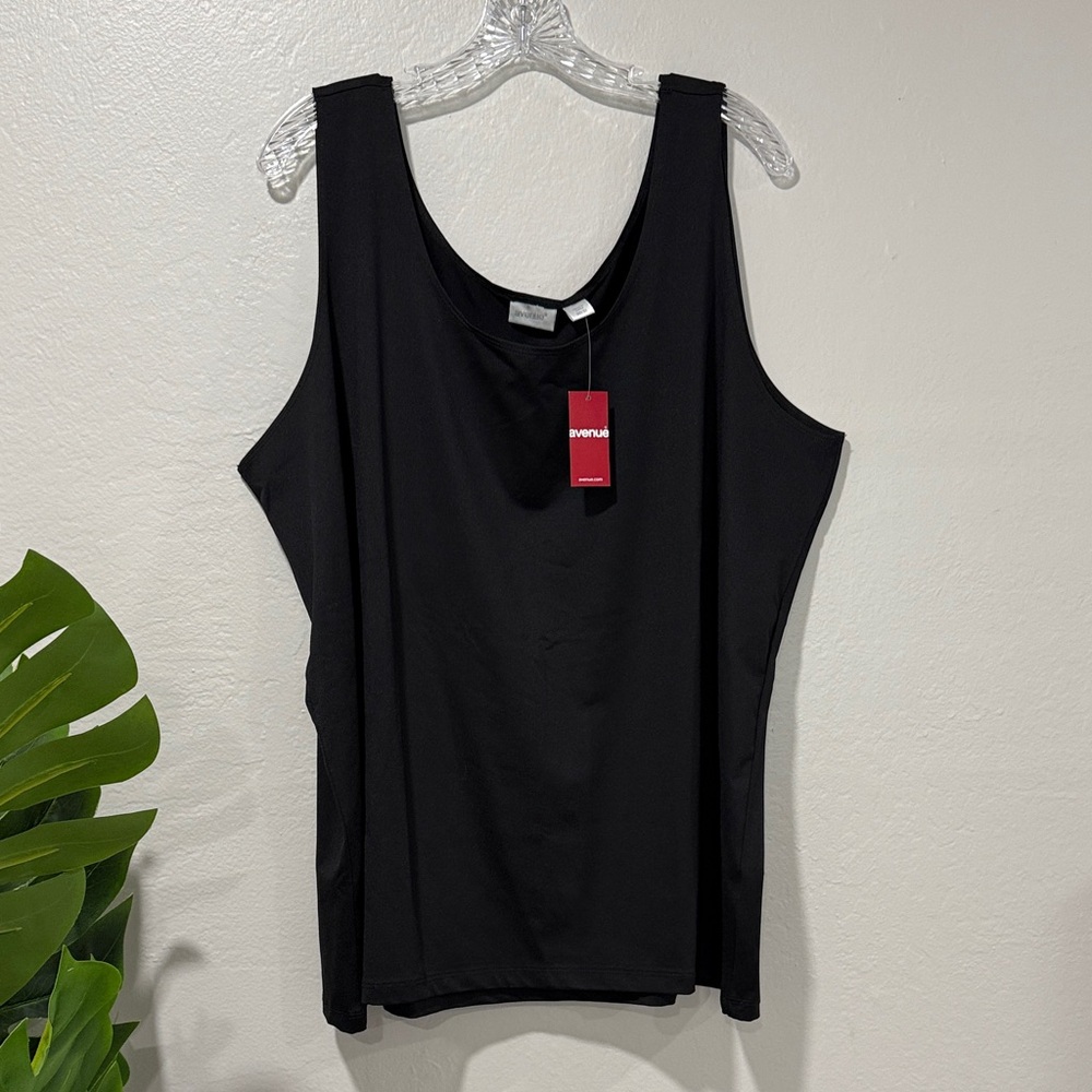 NWT Avenue layering Black Tank Top plus size 30/32